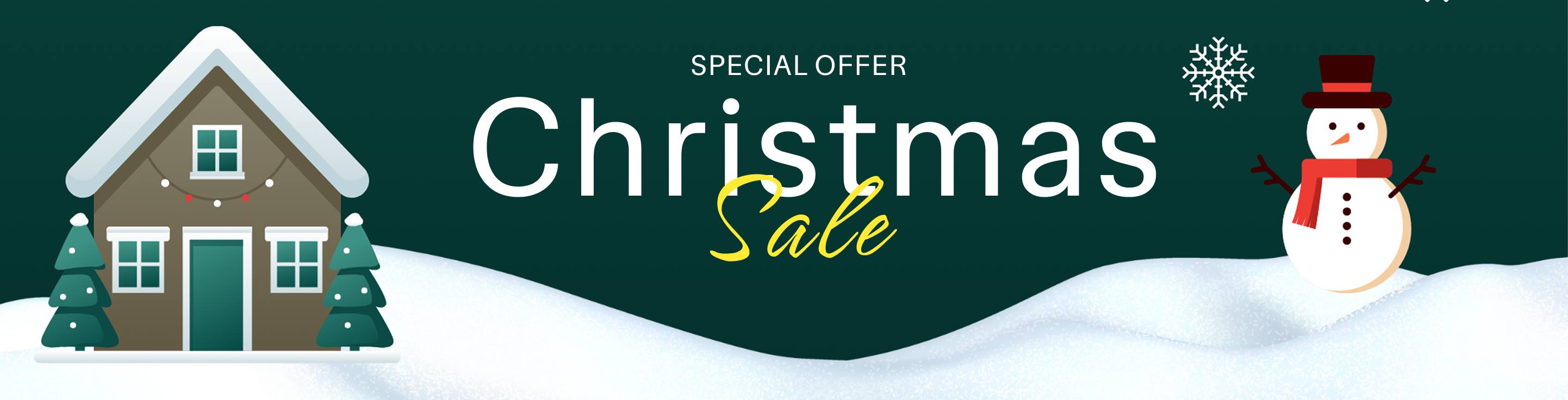 Christmas sale desktop background