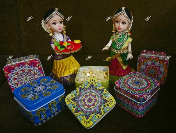 Tin Box (Mandala Design)