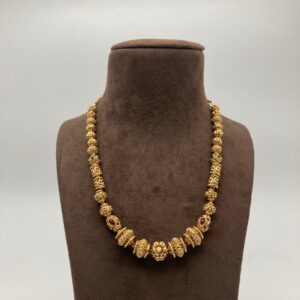Traditional Gundu Mala Pandent Set