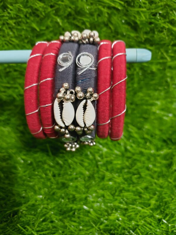 Handmade Fabric bangles - Image 2