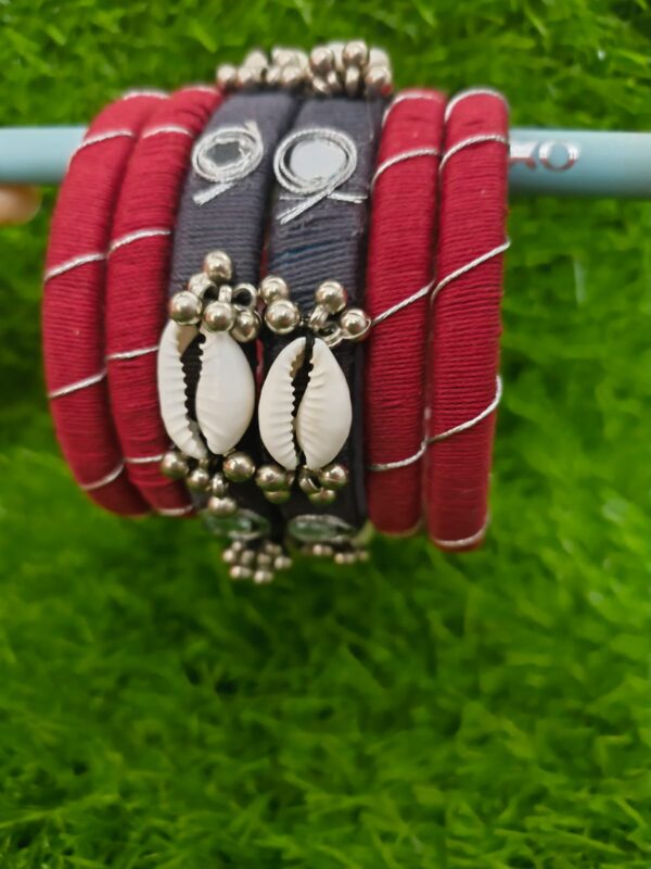 Handmade Fabric bangles - Image 7