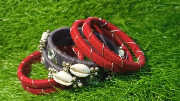 Handmade Fabric bangles - Image 4