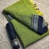 Handloom plain chikki paras silk pallu sarees - Image 2