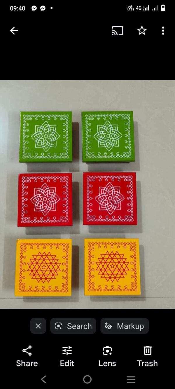 Wooden Stand Puja Chowki Peeta