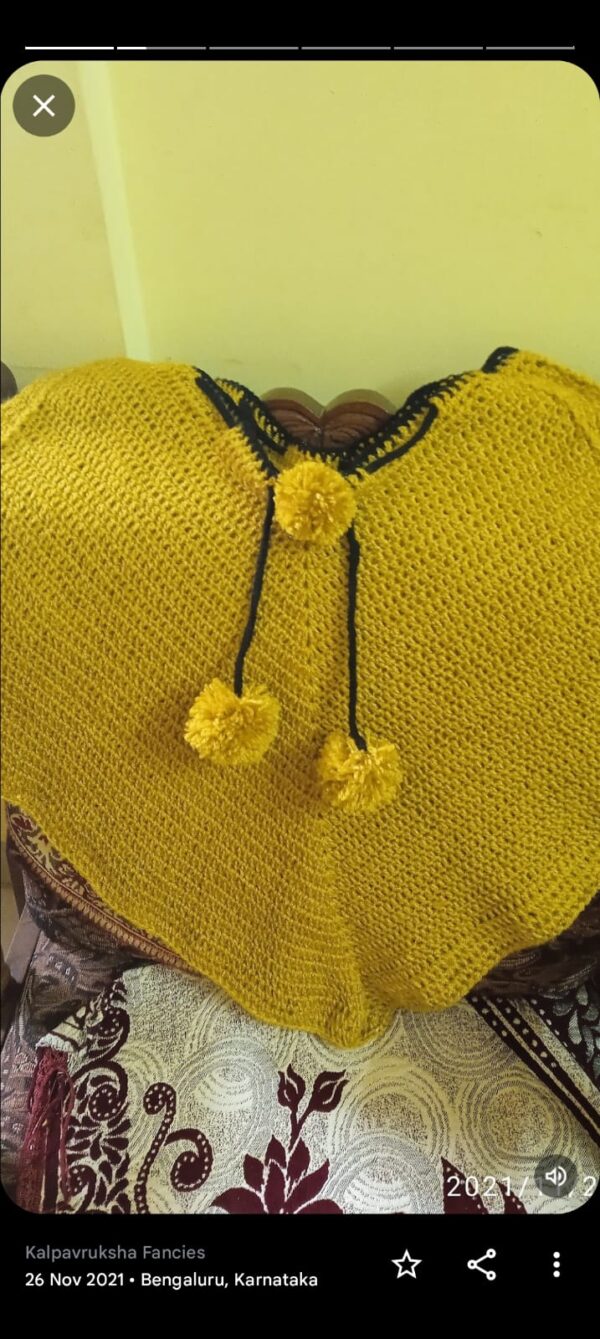 Ponchos  Adult  Handmade customized woollen wear