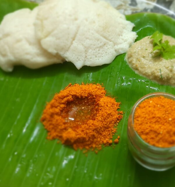 Homemade idly podi