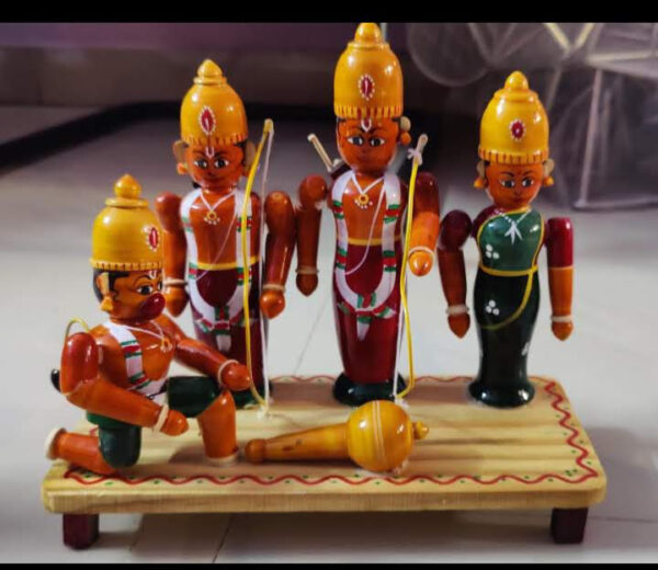 Lord Rama Sita Lakshamana Hanuman Idol Set | Golu Bommai | Home Decor Showpiece | Gift