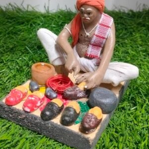 Handmade Clay Doll Human Working