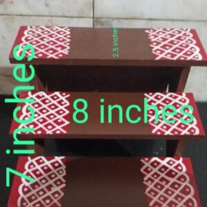 Mini wooden golu stand