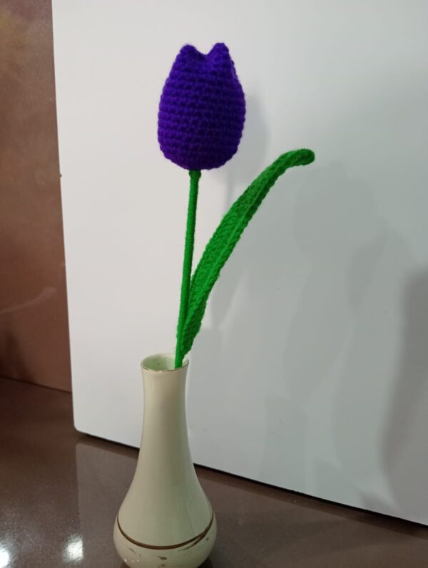Crochet tulip flower - Image 4