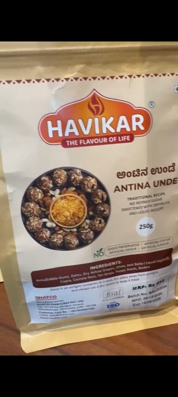 Anitna unde ( Dry fruits / Gondh ladoo) - Image 3
