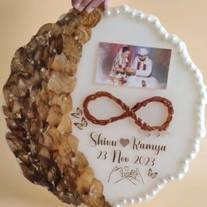 Resin Art customized couple photo