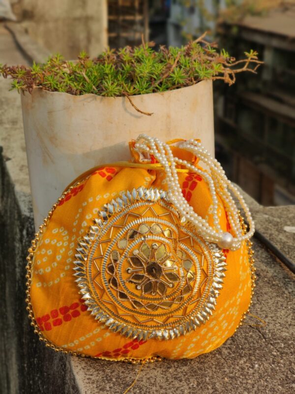 Bandhani potlis bags - Image 2
