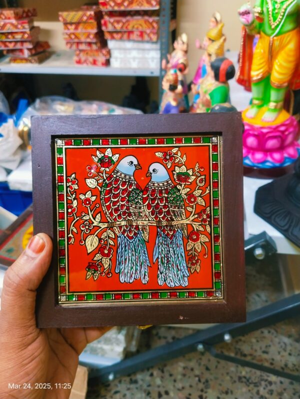 Reverse acrylic hand-painted jewellery* - Image 5