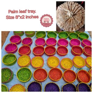 Palm leaf tray