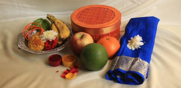 Return gifts Round box for varamahalakshmi 7*3