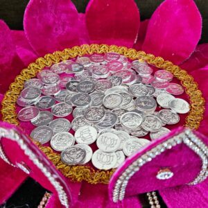 108 German silver coins for pooja