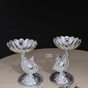 Peacock diyas return gifts for 5 sets
