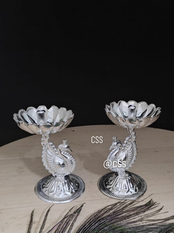 Peacock diyas return gifts for 5 sets