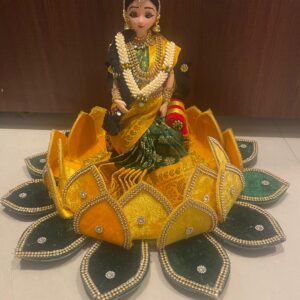 On lotus sitting Baby shower dolls