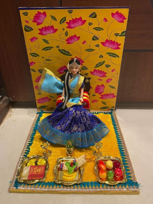 Traditional Indian Half saree dolls - Image 3