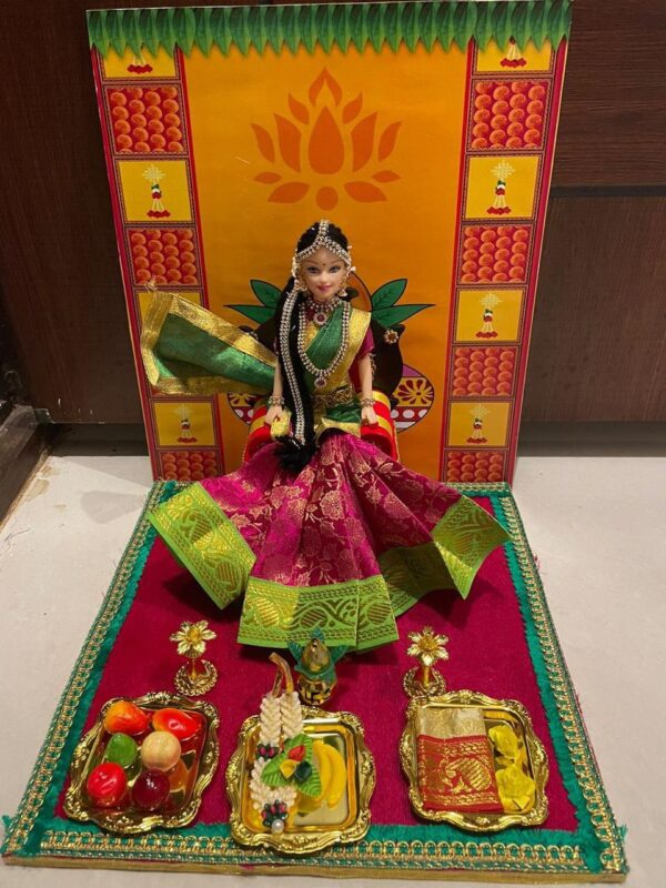 Traditional Indian Half saree dolls - Image 2