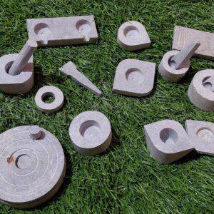 Gowri sets Stone Miniature Kitchen Set for Kids, Pooja and Grahapravesam, Traditional Home, Grinding Stone,