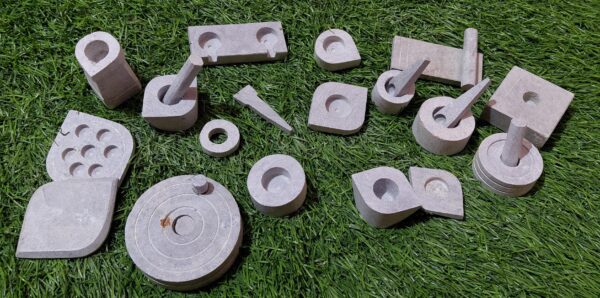 Gowri sets Stone Miniature Kitchen Set for Kids, Pooja and Grahapravesam, Traditional Home, Grinding Stone,